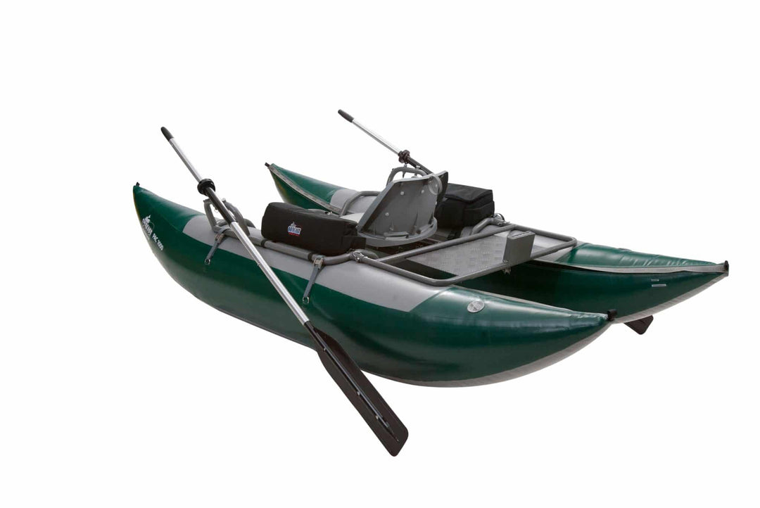 PAC 1000 - Pontoon Boat - Green/Gray – Fly Fish Food
