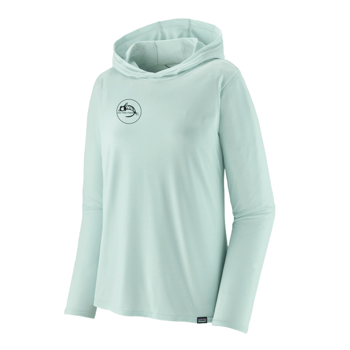 Fly Fish Food Logo (Front) - Patagonia W's Capilene Cool Daily Hoody - Apparel - Fly Fish Food