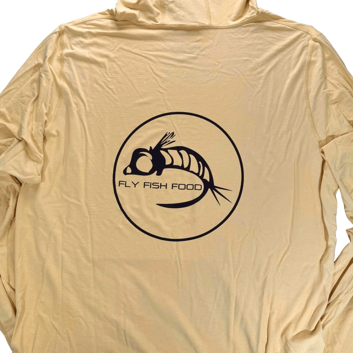 Fly Fish Food Logo - Patagonia M's Tropic Comfort Natural Sun Hoody - Beeswax Tan - Apparel - Fly Fish Food