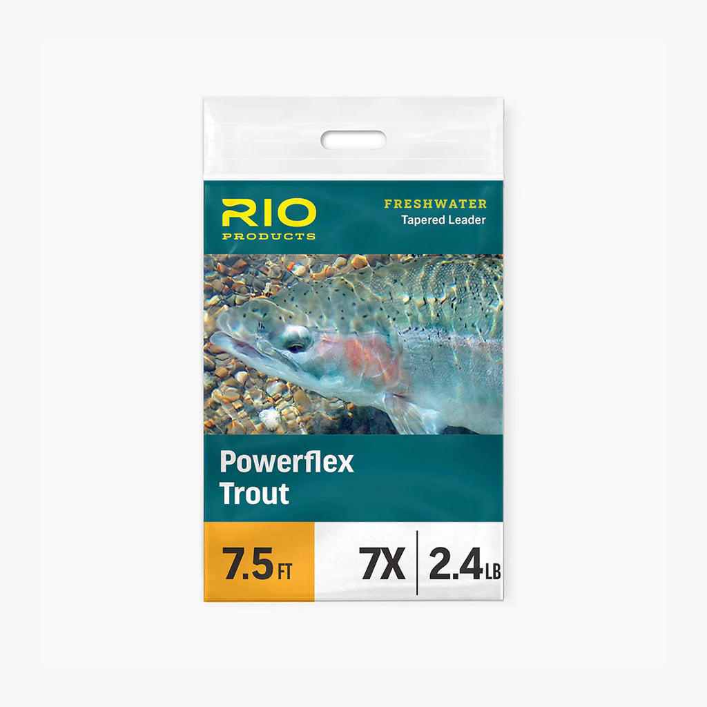 RIO Powerflex Trout Tapered Leader – Fly Fish Food