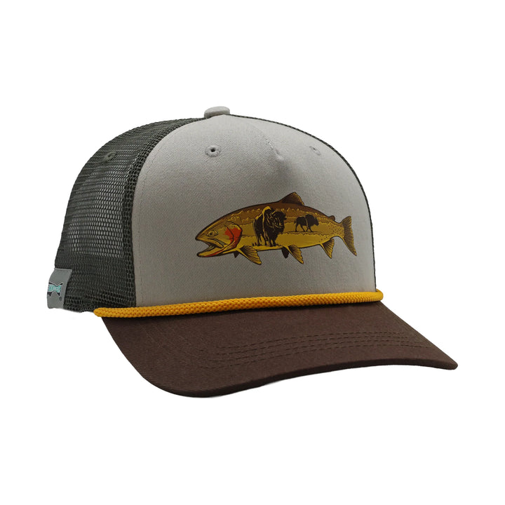 RepYourWater - Bison Trout 5 Panel Hat - Hats - Fly Fish Food