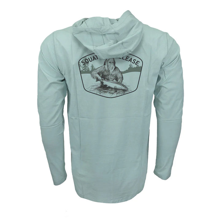 FFF Logo - RepYourWater Squatch and Release Badge Flolite Sun Hoody