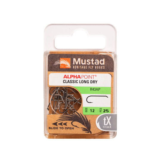 Mustad - Classic Long Dry Hook R43AP