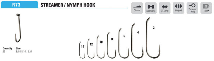 Mustad - Roar Streamer Hook R73AP