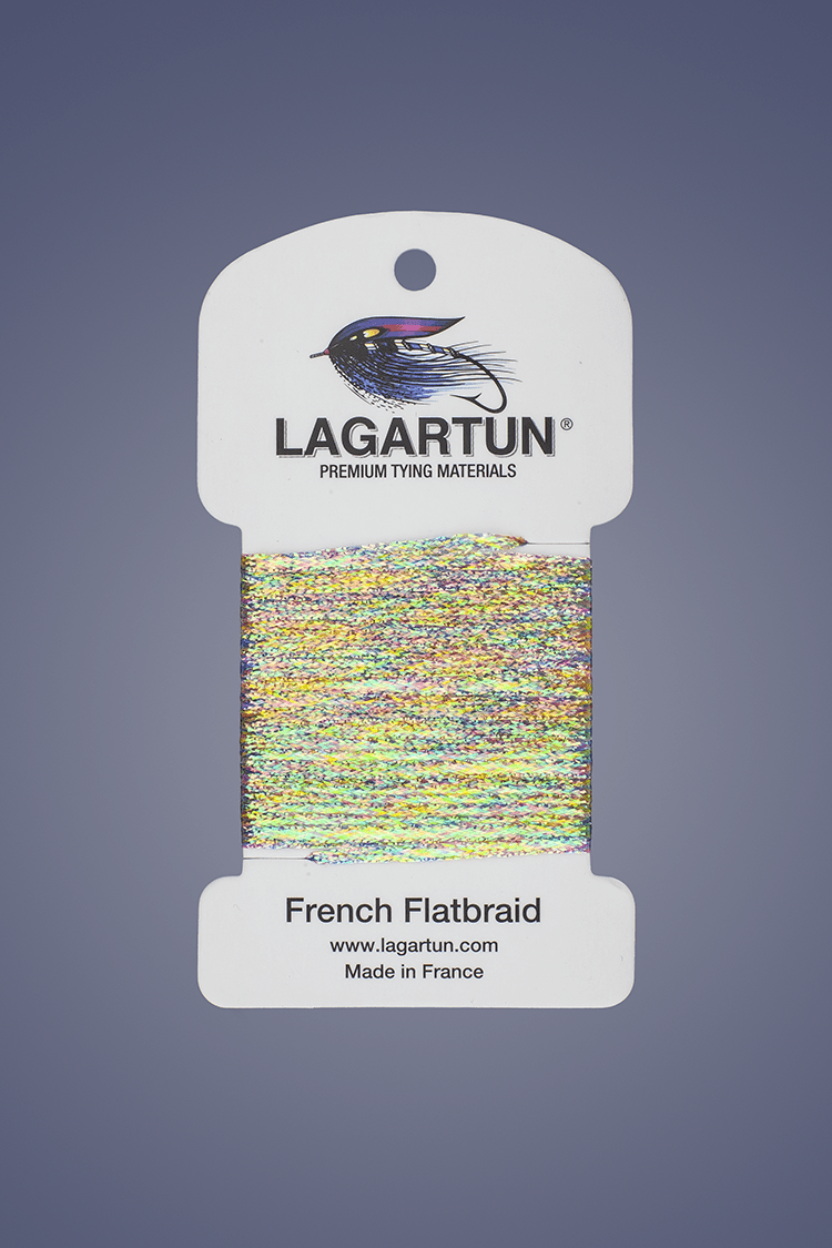 Lagartun Flatbraid - Wire , Tinsel & Lead - Fly Fish Food