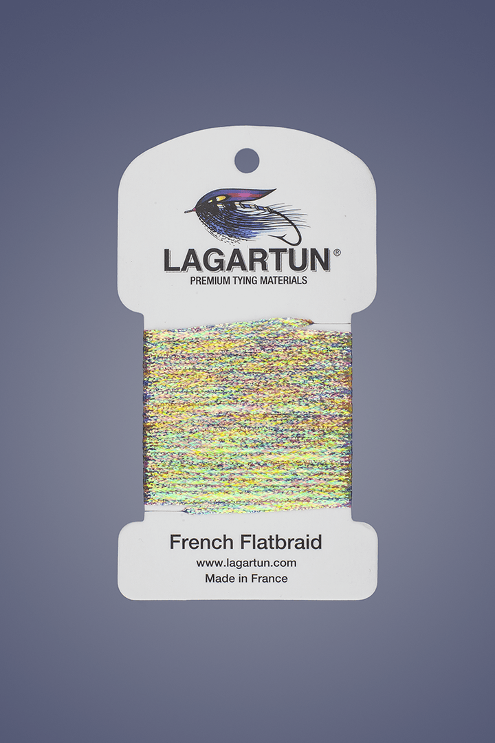 Lagartun Flatbraid - Wire , Tinsel & Lead - Fly Fish Food