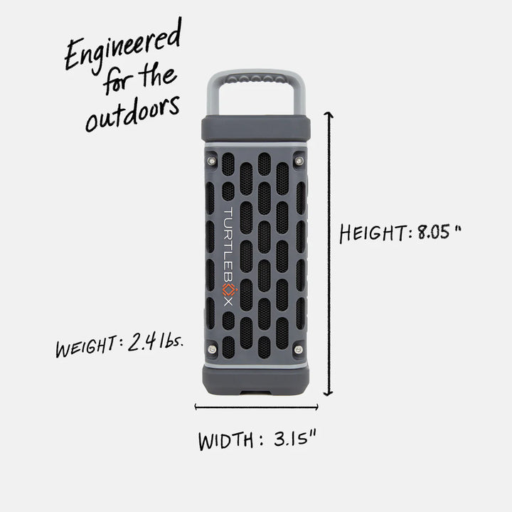 Turtlebox Audio Ranger Speaker - Gray