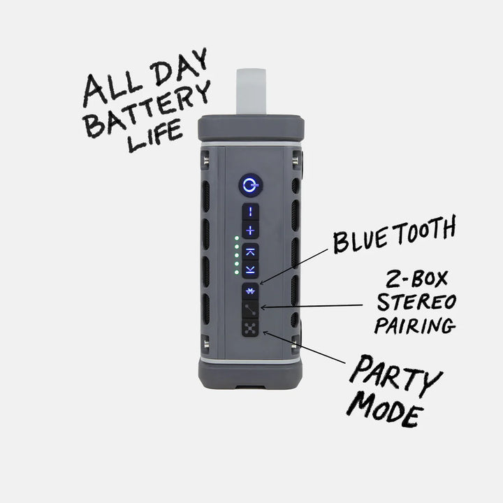 Turtlebox Audio Ranger Speaker - Gray