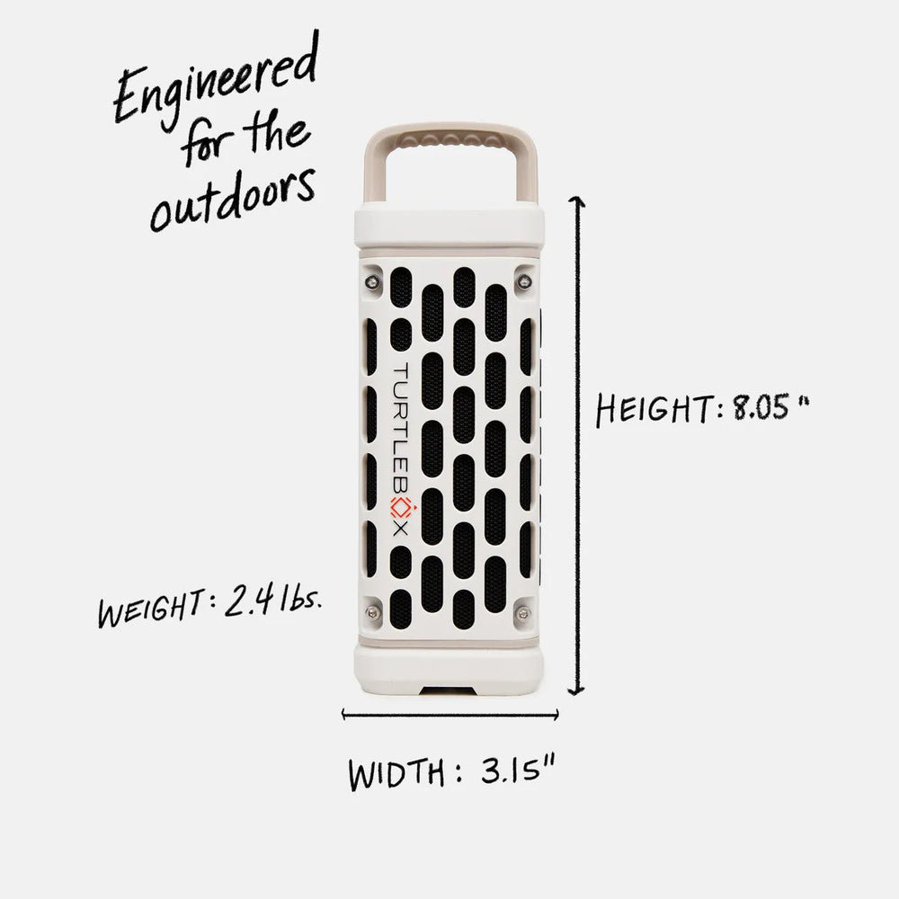 Turtlebox Audio Ranger Speaker - Ivory - On Water Accessories - Fly Fish Food