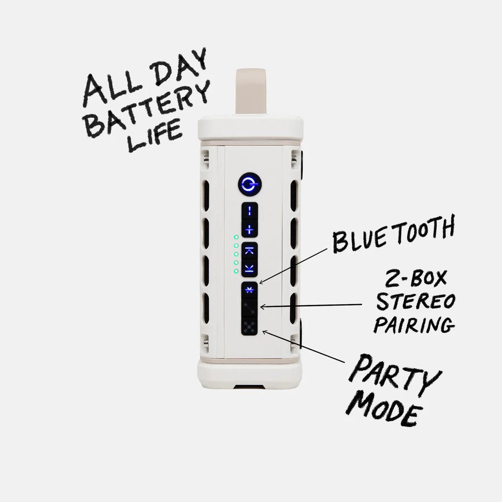 Turtlebox Audio Ranger Speaker - Ivory - On Water Accessories - Fly Fish Food