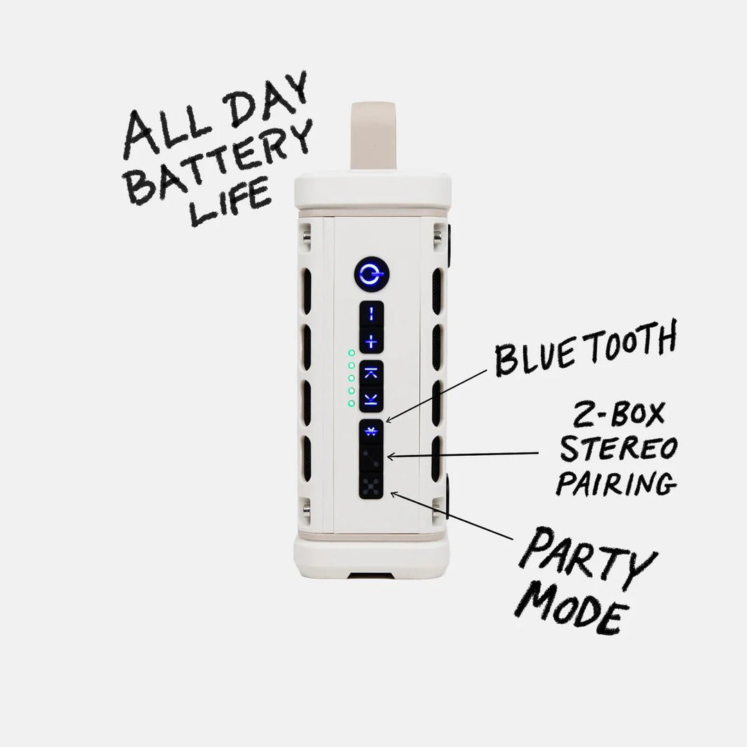 Turtlebox Audio Ranger Speaker - Ivory - On Water Accessories - Fly Fish Food