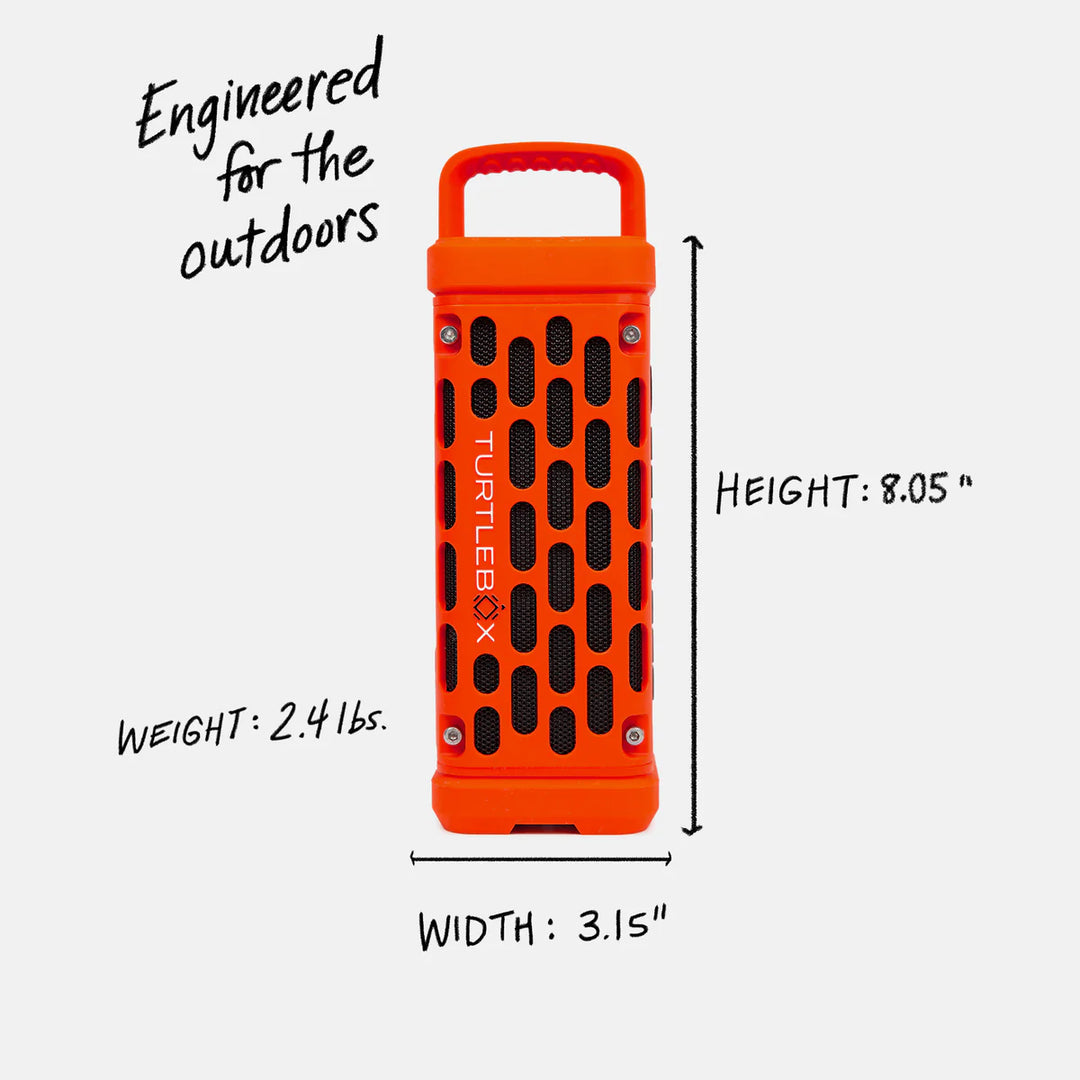 Turtlebox Audio Ranger Speaker - Orange