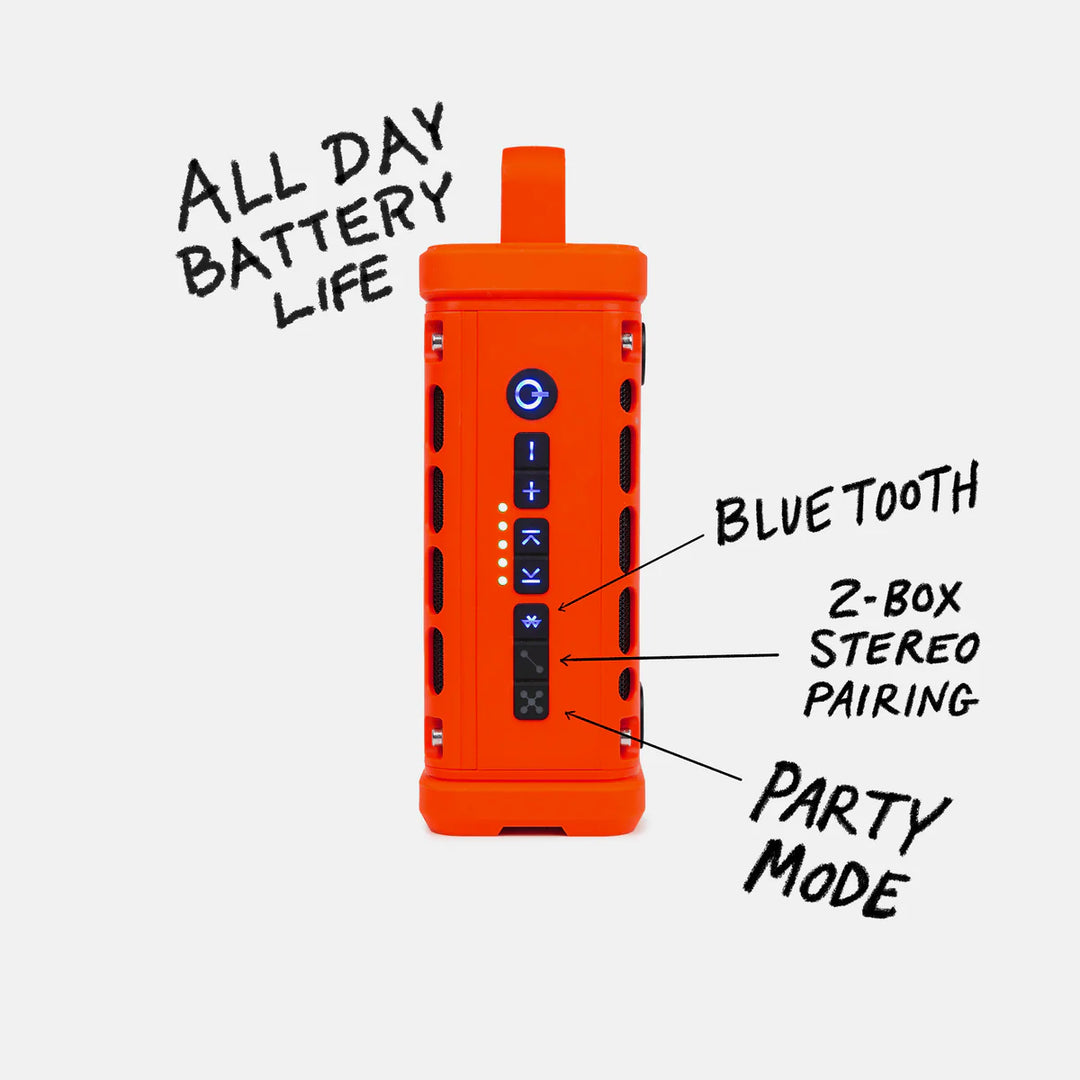 Turtlebox Audio Ranger Speaker - Orange
