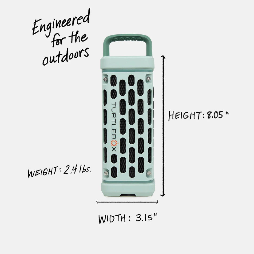 Turtlebox Audio Ranger Speaker - River Rock - On Water Accessories - Fly Fish Food