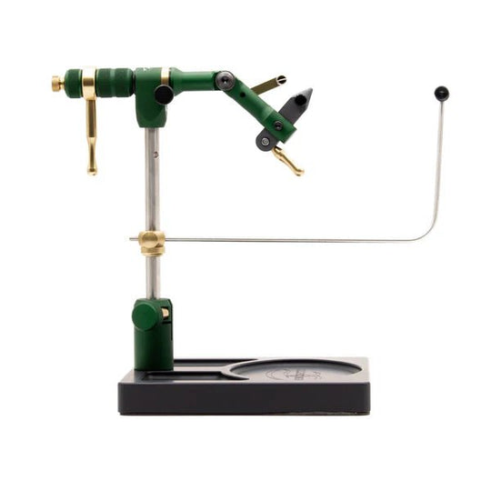 Renzetti - Master Vise - Hunter Green Anodized w/Black Deluxe Pedestal Base - Tools & Vises - Fly Fish Food