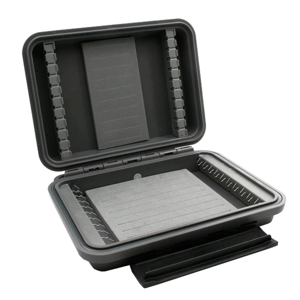 MFC Plan D Pocket MAX Fly Box - Steel Gray - 50/50 - Fly Boxes - Fly Fish Food