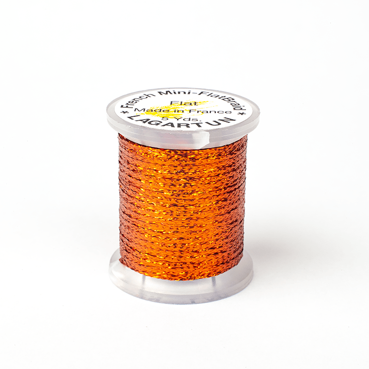 Lagartun Mini Flatbraid - Wire , Tinsel & Lead - Fly Fish Food