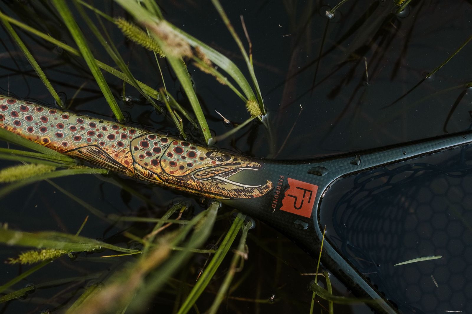 【SD】TJBRAND Napoleon fish153 Fishpond Nomad Middle Fork Net - Hook Jaw – Fly Fish Food