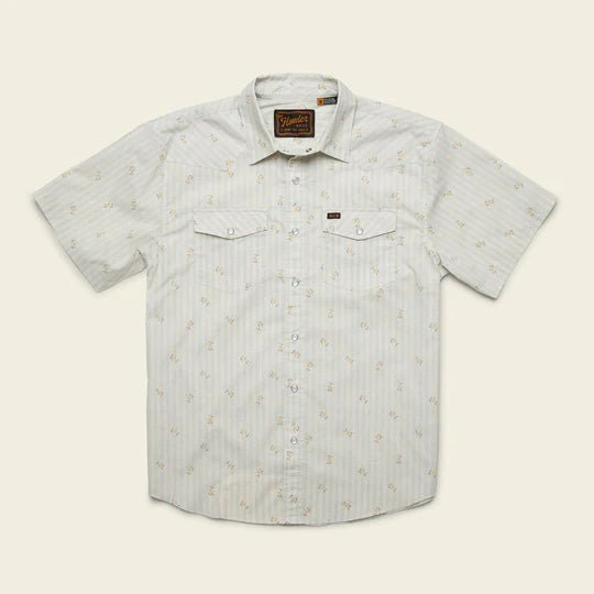 Howler Bros - H Bar B Snapshirt - Vintage Grid Floral: Medium White - Apparel - Fly Fish Food
