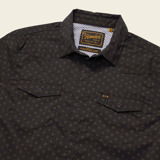 Howler Bros - H Bar Tech Longsleeve - Little Puddles: Antique Black