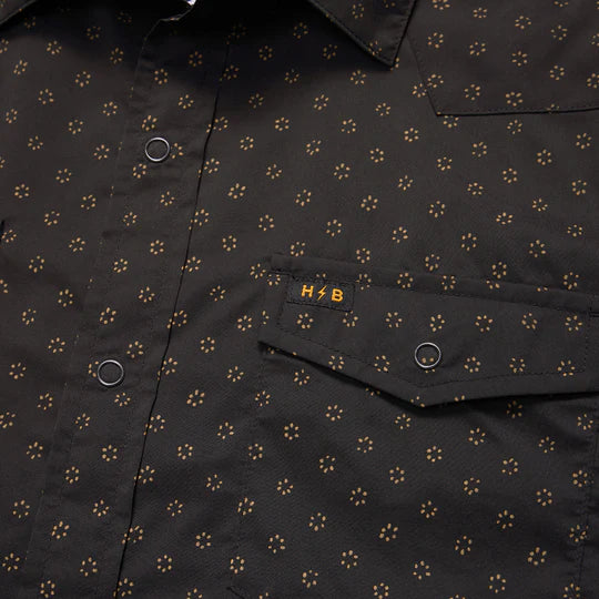 Howler Bros - H Bar Tech Longsleeve - Little Puddles: Antique Black