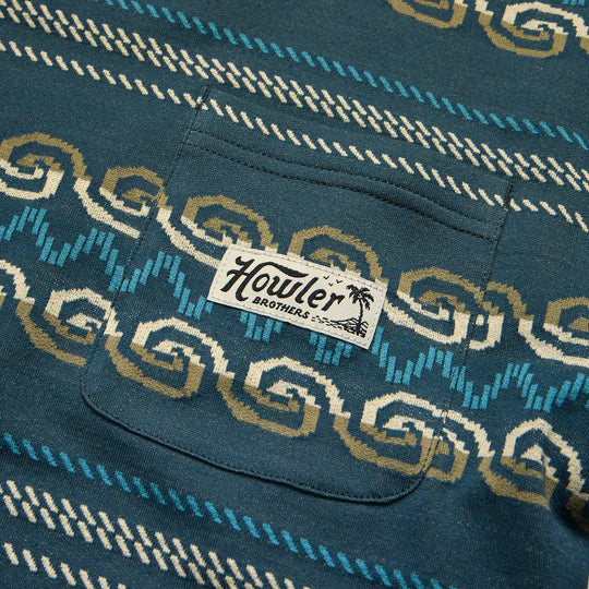 Howler Bros - Jacquard T - Zicatela: Petrol