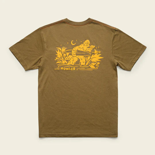 Howler Bros - Squatch Rider Pocket T-Shirt: Ivy Green