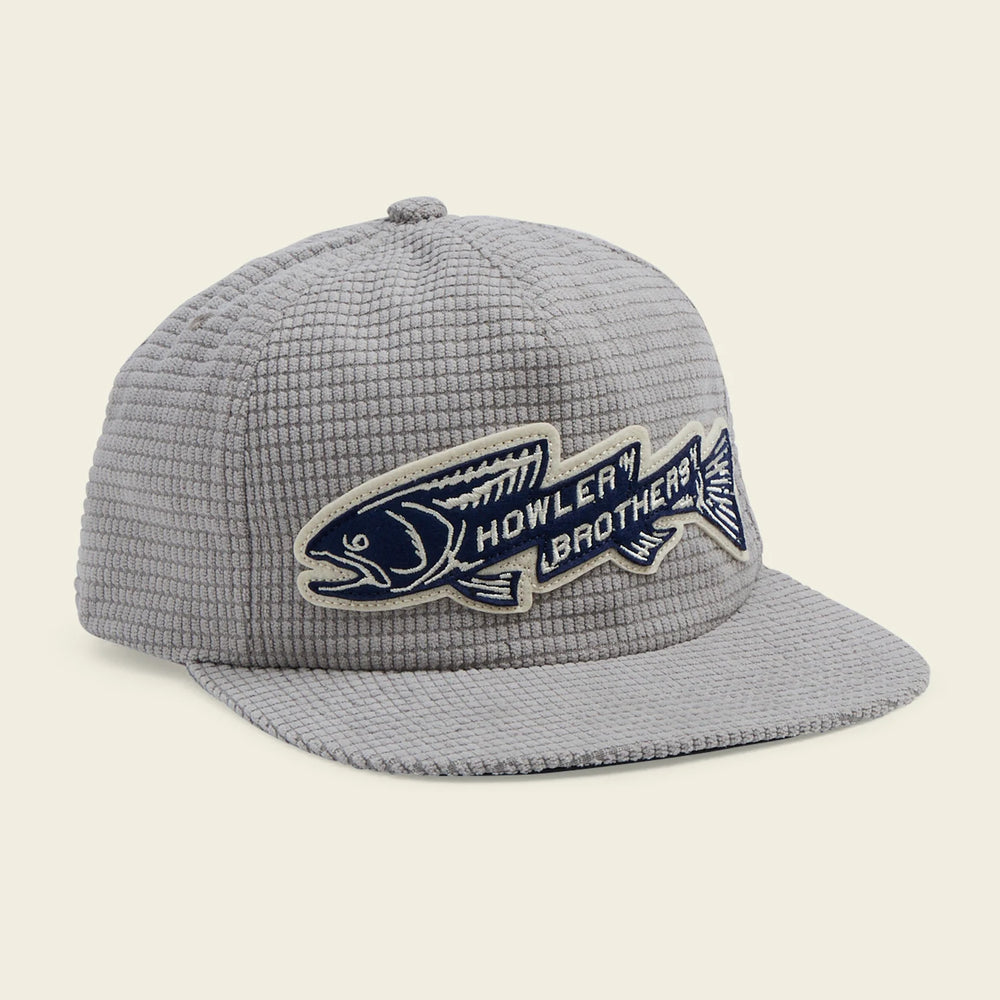 Howler Bros Unstructured Snapback Hat - Trout Bolt : Grey Grid - Hats - Fly Fish Food