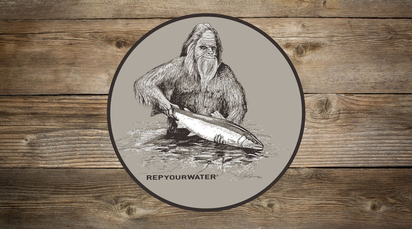 Rep Your Water - Squatch and Release Sticker