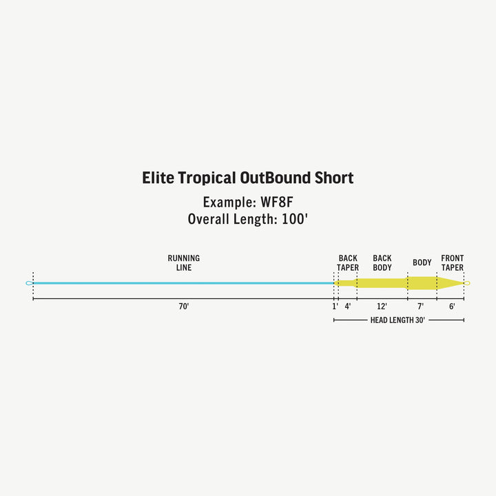 RIO Elite Tropical Outbound Short Fly Line - Fly Lines - Fly Fish Food