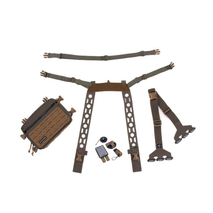 Scout Chest Rig Angler Essentials System - Ranger Green