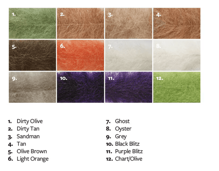 Salty Brush Large - Synthetic Fibers & Flash - Fly Fish Food