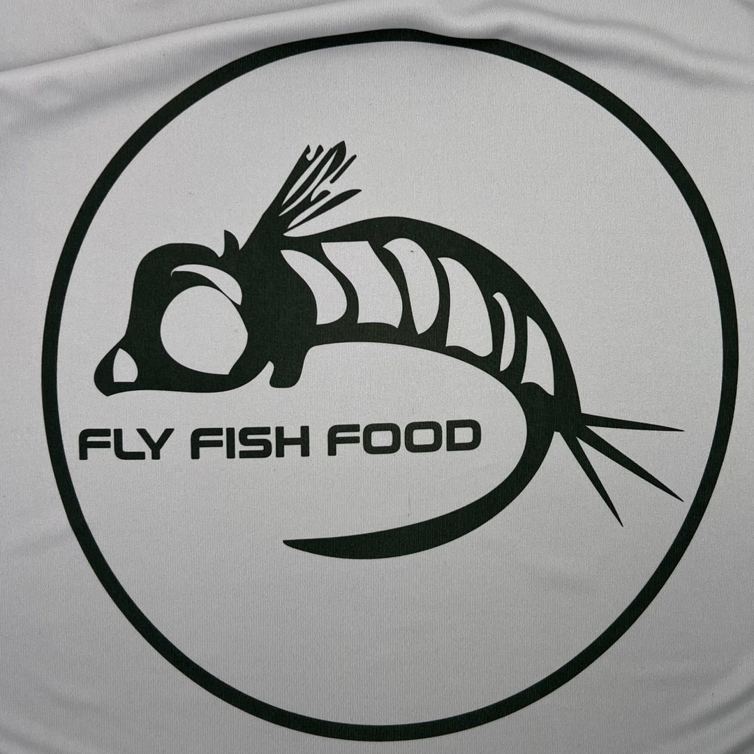 Simm's M's CBP Tech Hoody - Sterling Fly Fish Food Logo Back