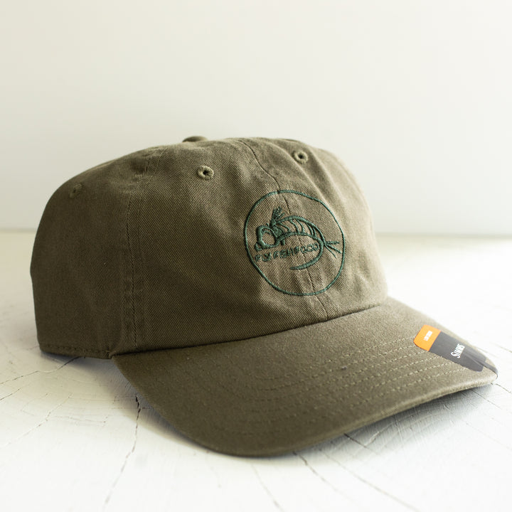 Simms Single Haul Cap - Fly Fish Food Logo - Olive