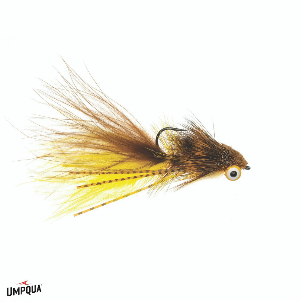 Mena's Slider Bugger - Brown/Yellow - 02 - Flies - Fly Fish Food