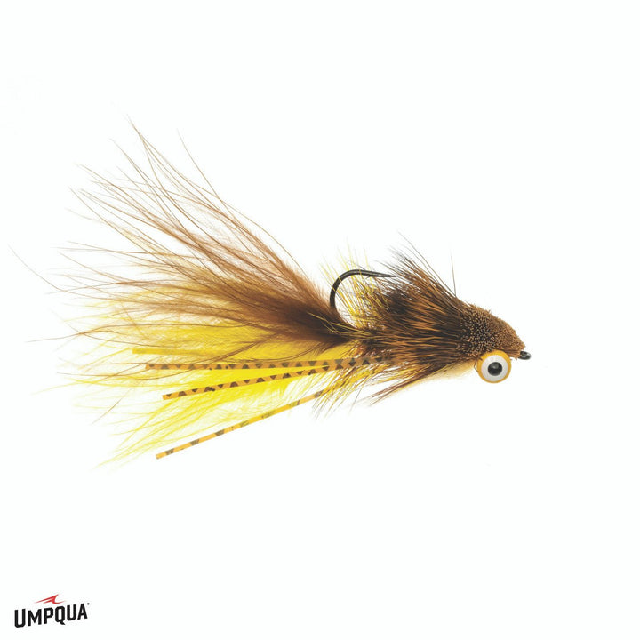 Mena's Slider Bugger - Brown/Yellow - 02 - Flies - Fly Fish Food