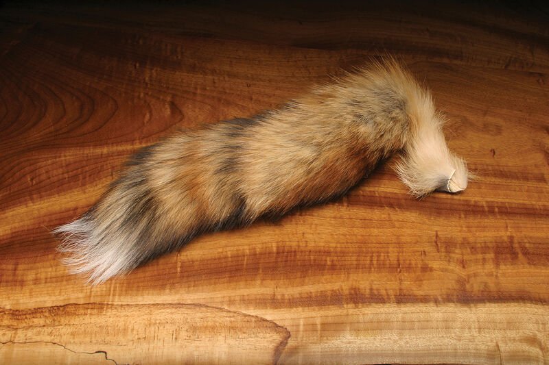 Complete Red Fox Tail - Hair & Fur - Fly Fish Food