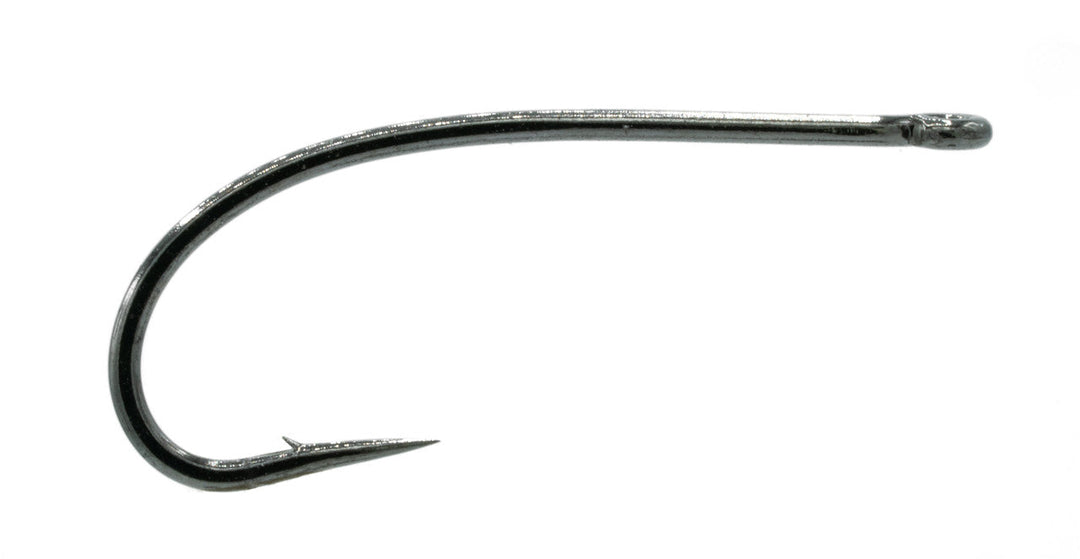 TMC 201R - Nymph/Dry Fly Hook - Black Nickel - 100 Pack