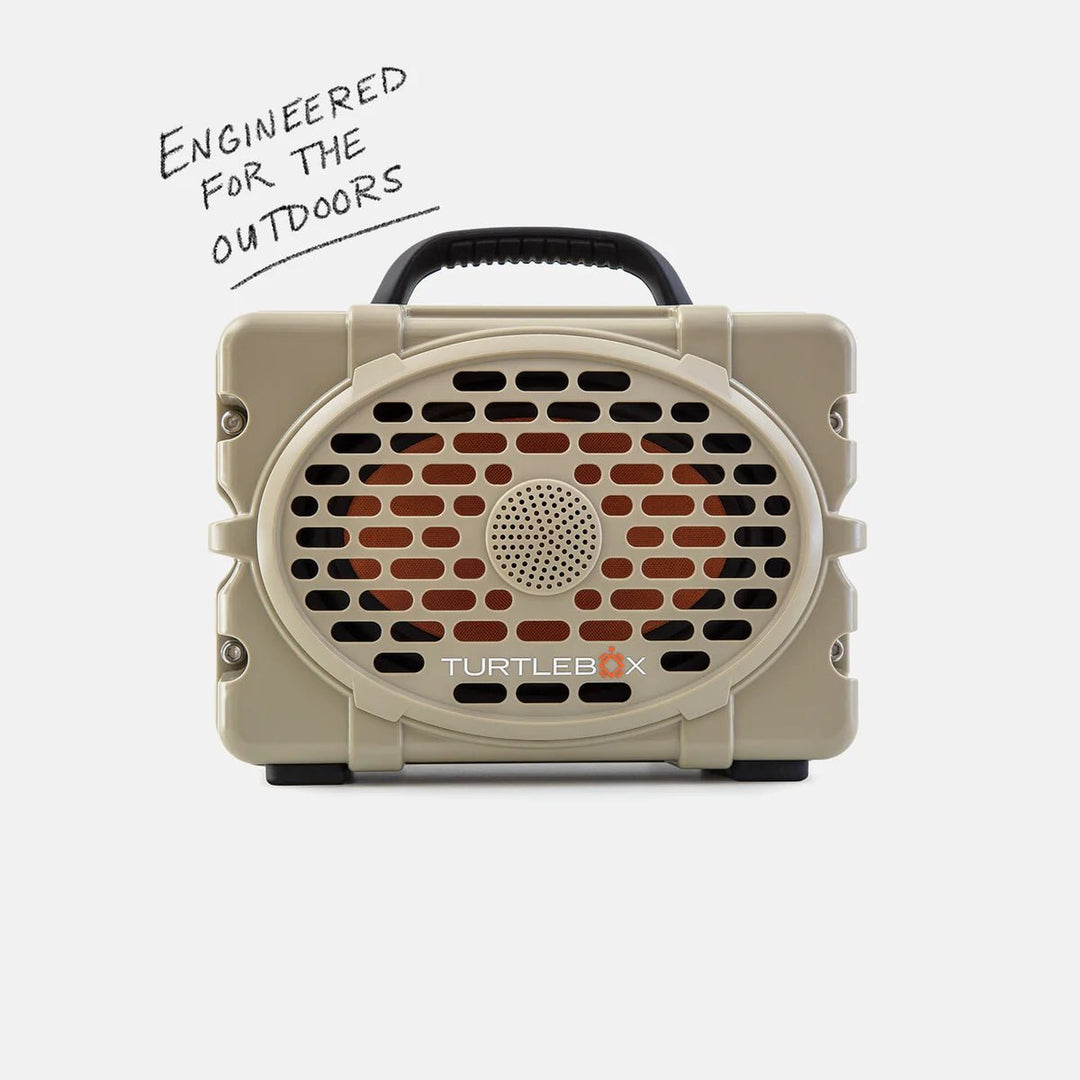 Turtlebox Audio Original Gen 3 Speaker - Tan - On Water Accessories - Fly Fish Food
