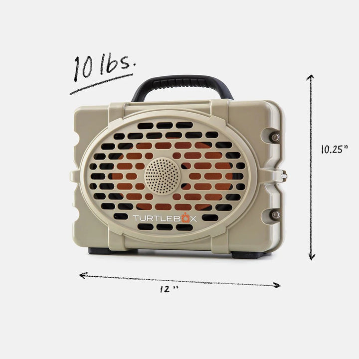 Turtlebox Audio Original Gen 3 Speaker - Tan - On Water Accessories - Fly Fish Food