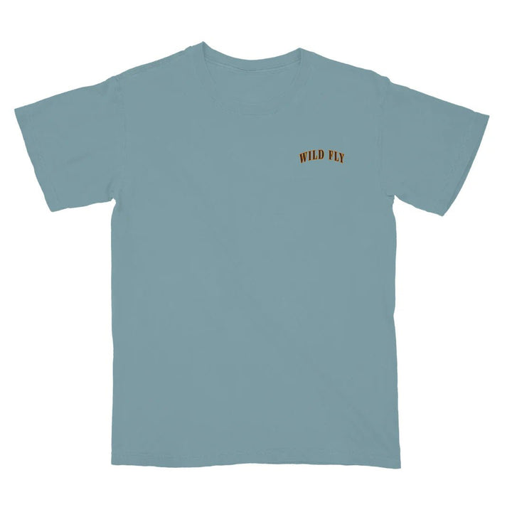Wild Fly - Uncle Scott Tee - Dusty Teal - Apparel - Fly Fish Food
