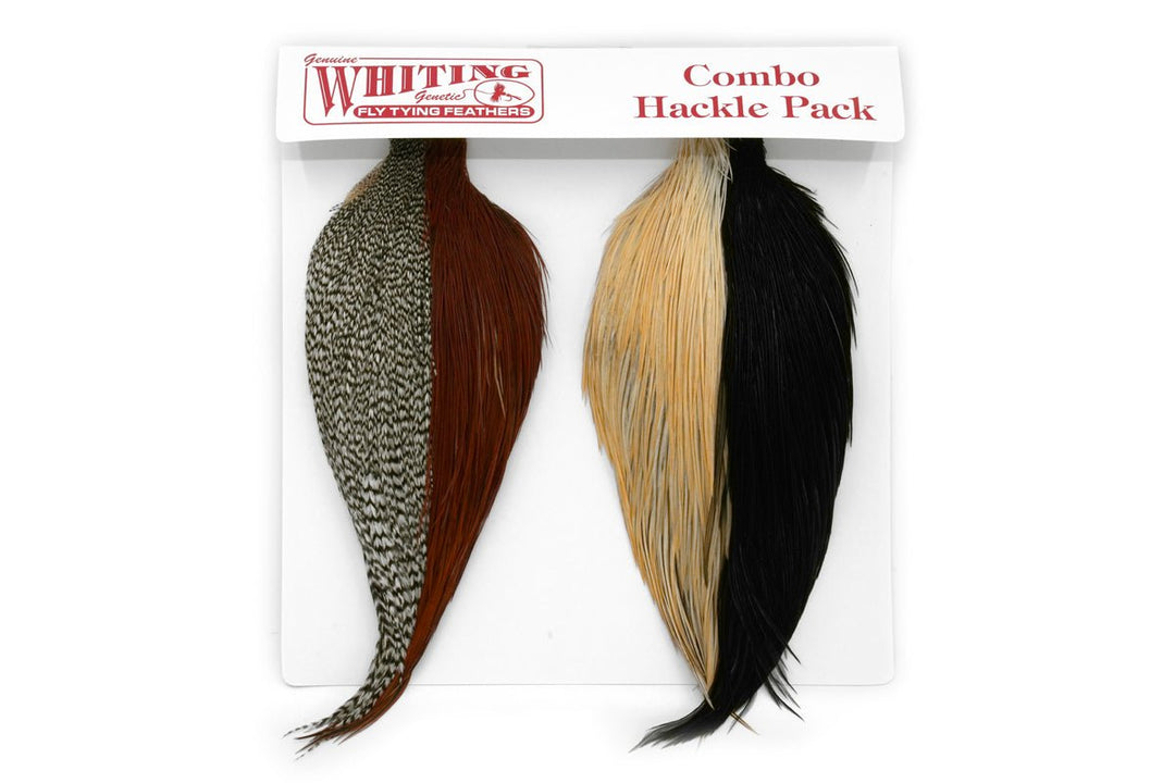Introductory Hackle Pack - Four 1/2 Capes - Hackle - Fly Fish Food