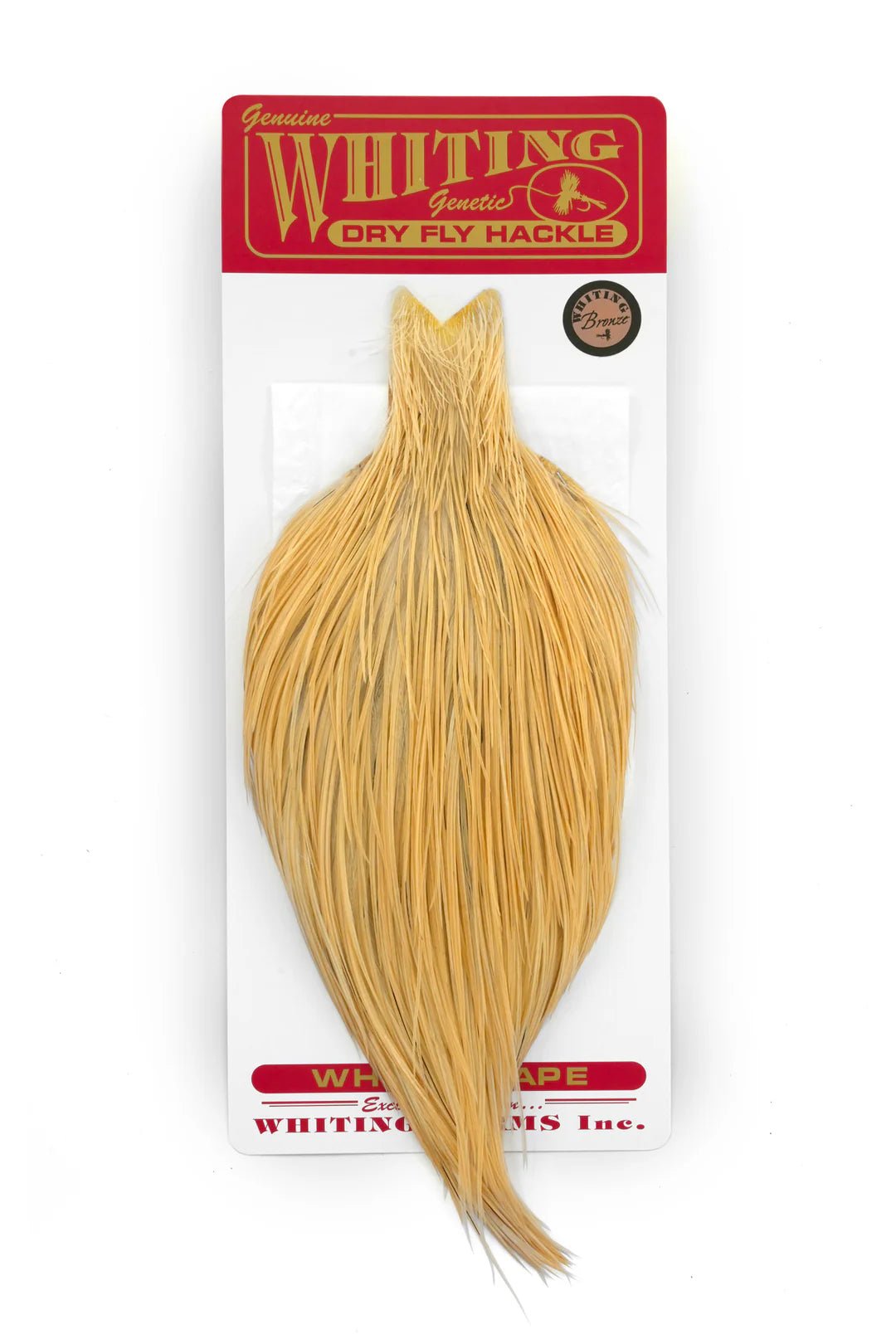 Whiting Rooster Dry Fly Cape - Bronze - Hackle - Fly Fish Food