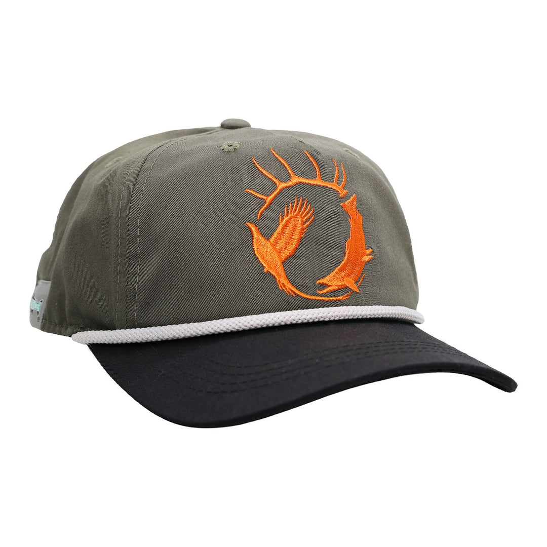 RepYourWater Hat, Unstructured, 5 Panel, Field and Fin