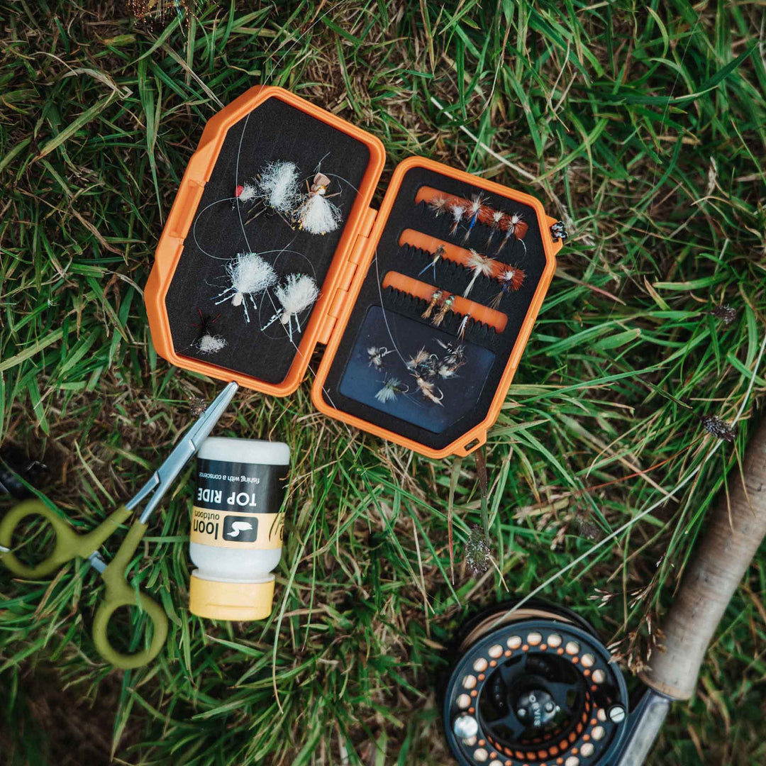 Micro Fly Box - Hot Spot Orange