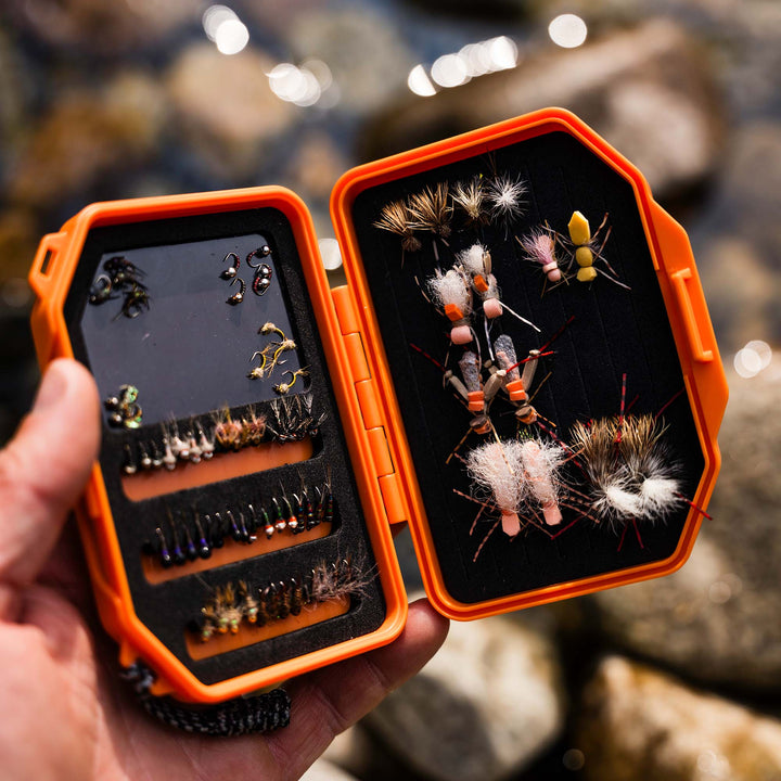 Micro Fly Box - Hot Spot Orange