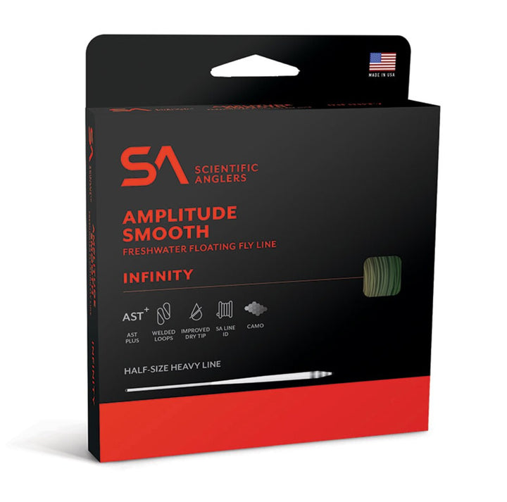SA Amplitude Smooth Infinity Taper - Optic Green / Satin Orange
