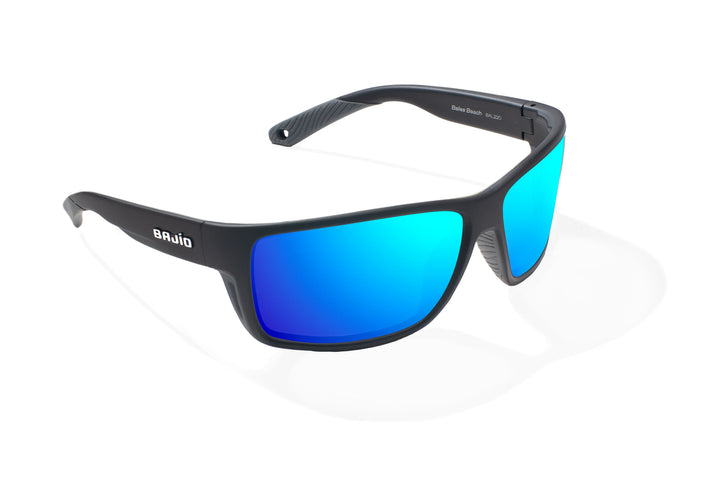Bales Beach BlackMatte / Blue Mirror (Glass)