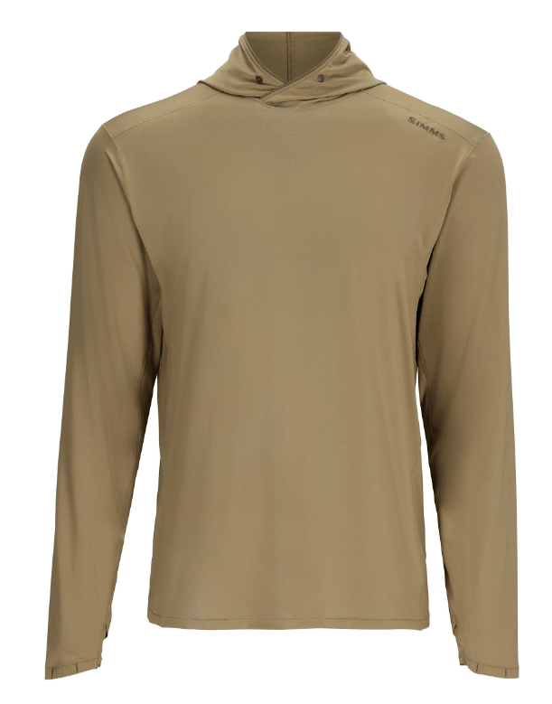 Simms M's SolarFlex Hoody - Bay Leaf - Apparel - Fly Fish Food