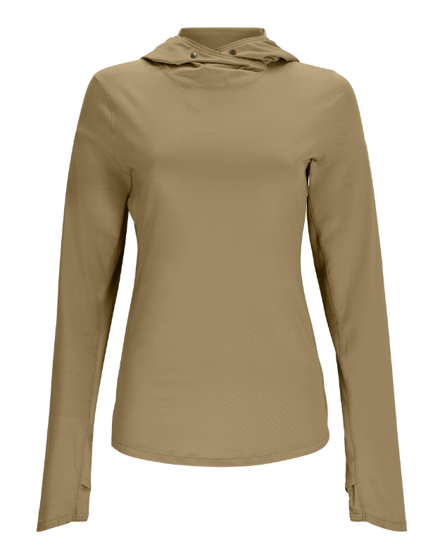 Simms W's Bugstopper SolarFlex Hoody - Bay Leaf - Apparel - Fly Fish Food
